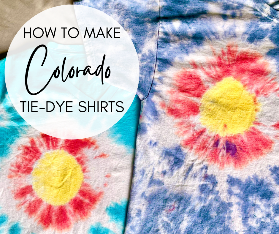 How to: Colorado Tie-Dye Shirt in 5 Easy Steps - Bliss This Mess