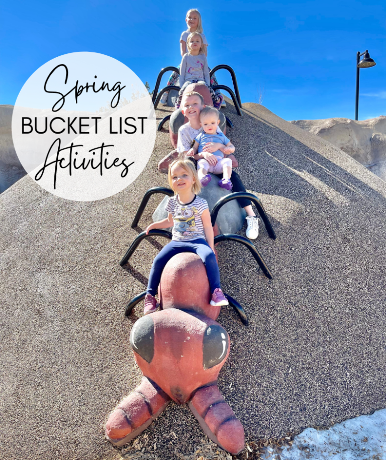 spring bucket list activities for kids and families